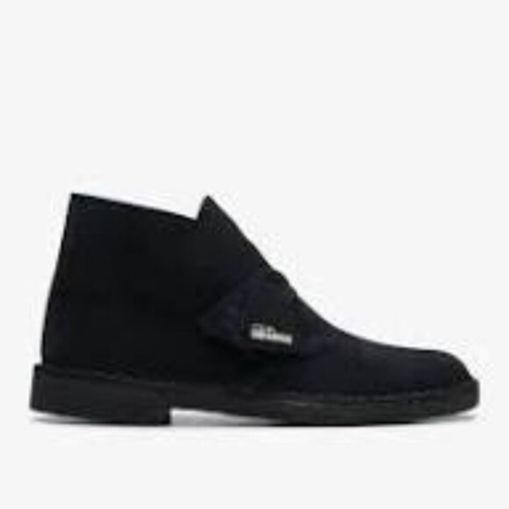 Clark's Original Black Suede Leather Desert Boot Men's Size 7 Preppy